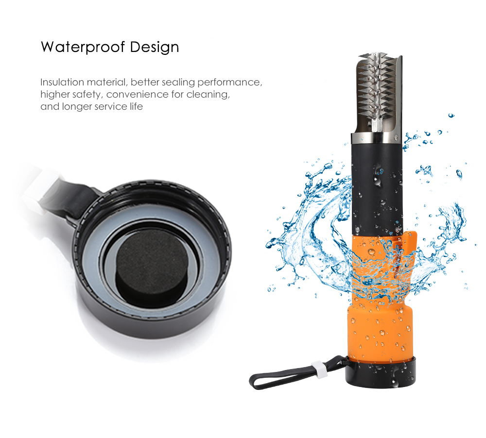 LK-859A 12V Rechargeable Waterproof Electric Fish Scale Brush